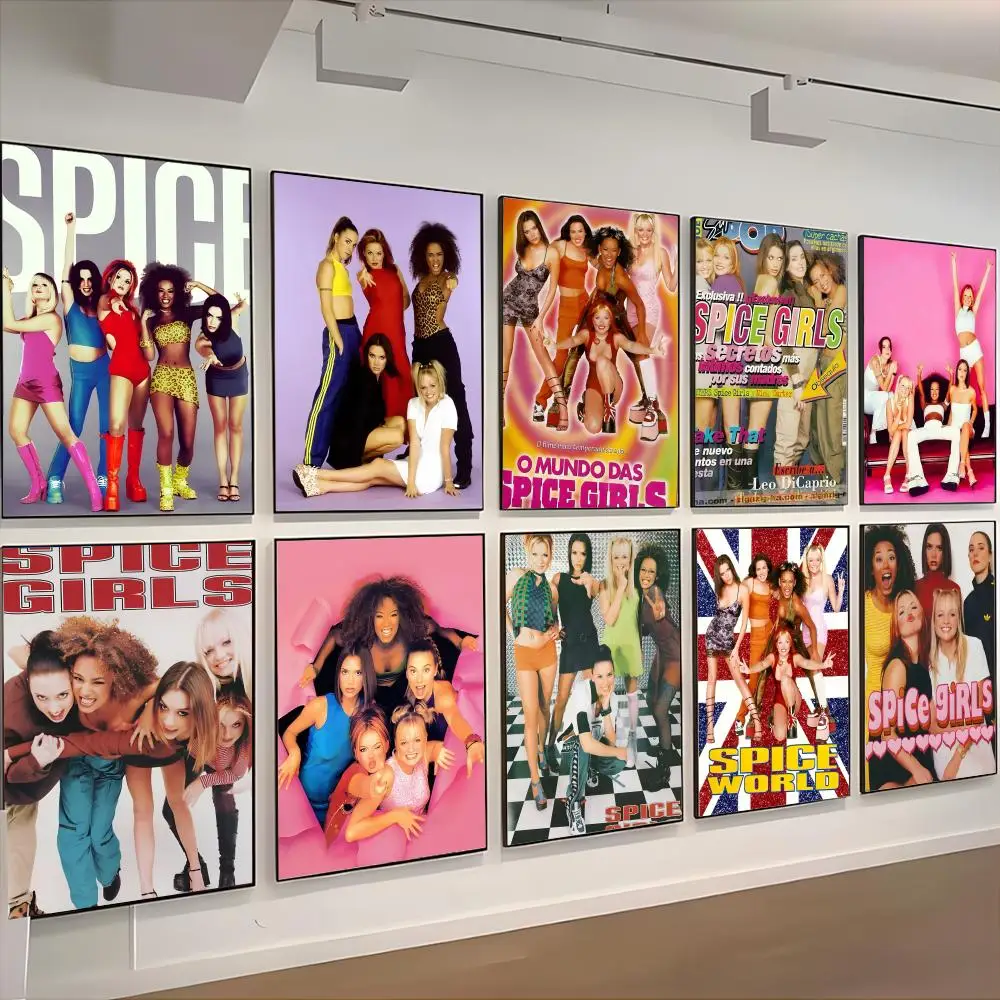 S-Spice Girls band Poster retro art restaurant bar decoration