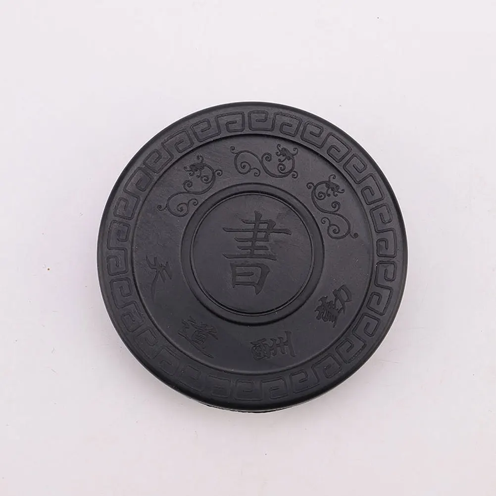 

Practical Plastic 2 Pcs Exquisite Calligraphy Accessory Painting Inkslab Traditional Inkslab