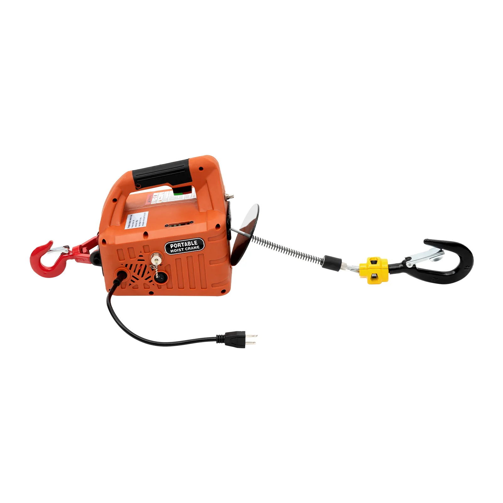 3 in 1 Electric Hoist Winch 1100LBS w/Wireless Remote Control 110V Lift 16ft/min for Equipment Lifting and Traction Operations