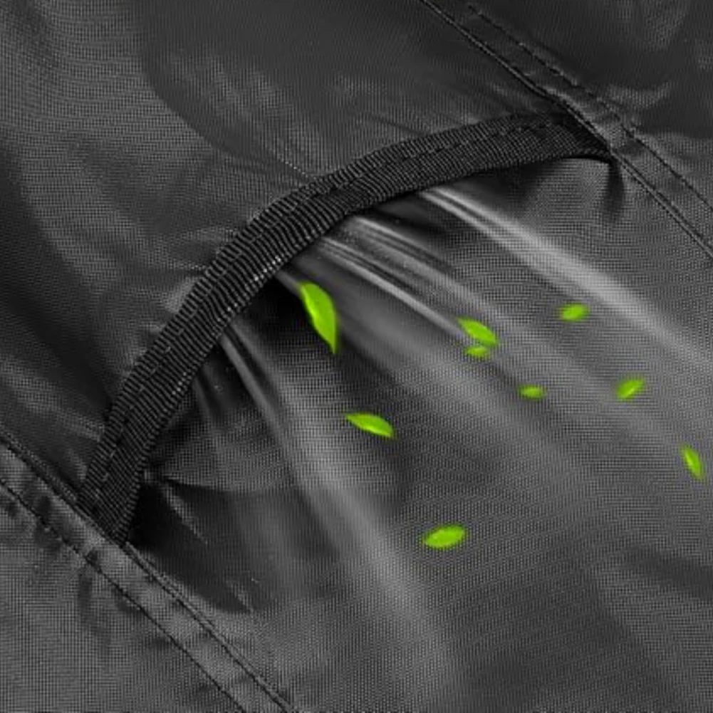 Robust Waterproof Robotic Lawnmower Cover with Windproof Elastic Drawstring Bottom and Convenient Handle for Easy Transport