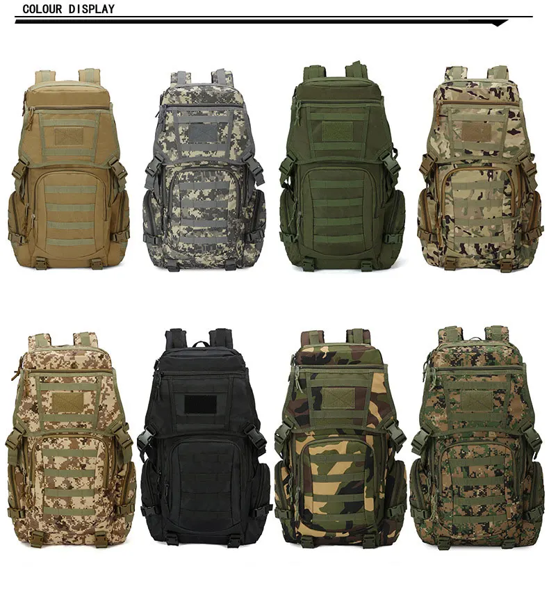 Taktische Rucksack Überleben Tasche Jagd MOLLE Rucksack GYM Für Männer EDC Outdoor Reise Wandern Rucksack Camping Trekking Rucksack – Detail 3
