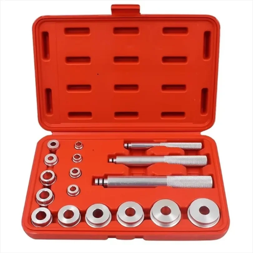 NEW 17PCS/Set Wheel Bearing Race Seal Bush Driver Master Tool Kits Aluminum Axle Install Remove