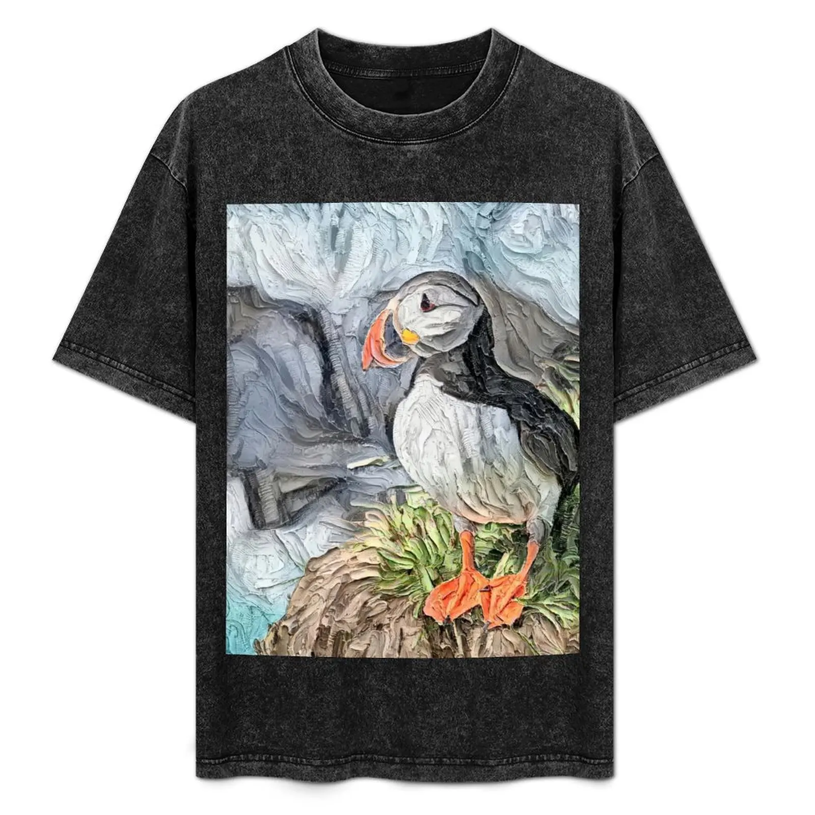 

Puffin by the Sea T-Shirt Lightweight Running T-Shirt