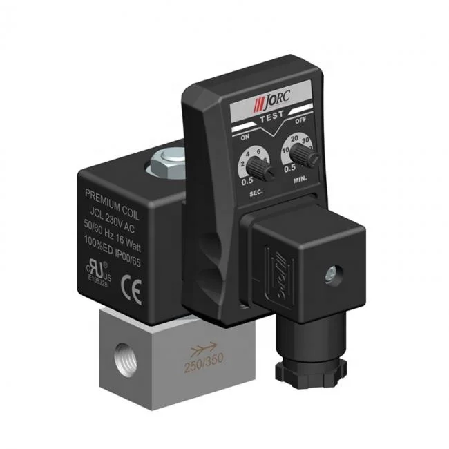 

Ultra High Pressure Auto Drain Solenoid Valve with Timer 250 Bar