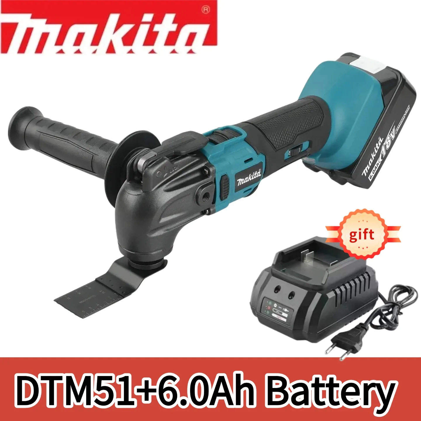 

Makita DTM51 Cordless Grinding Machine, Edge Trimming Machine, Brushless Grooving Machine, Electric Shovel, Makita 18V Battery