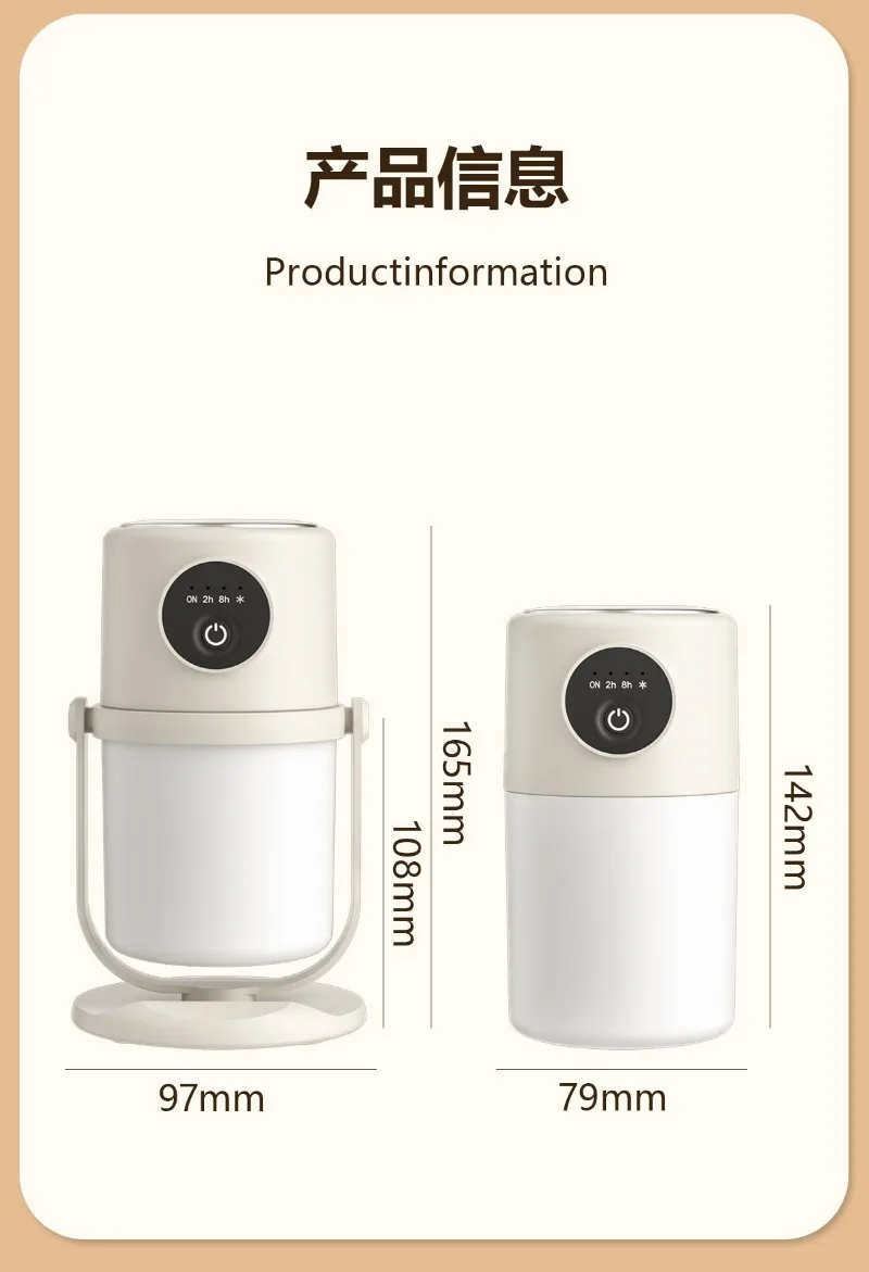 Novo umidificador casa inteligente atomizador de grande capacidade usb silencioso luz noturna pequena purificação de ar umidificador aromaterapia