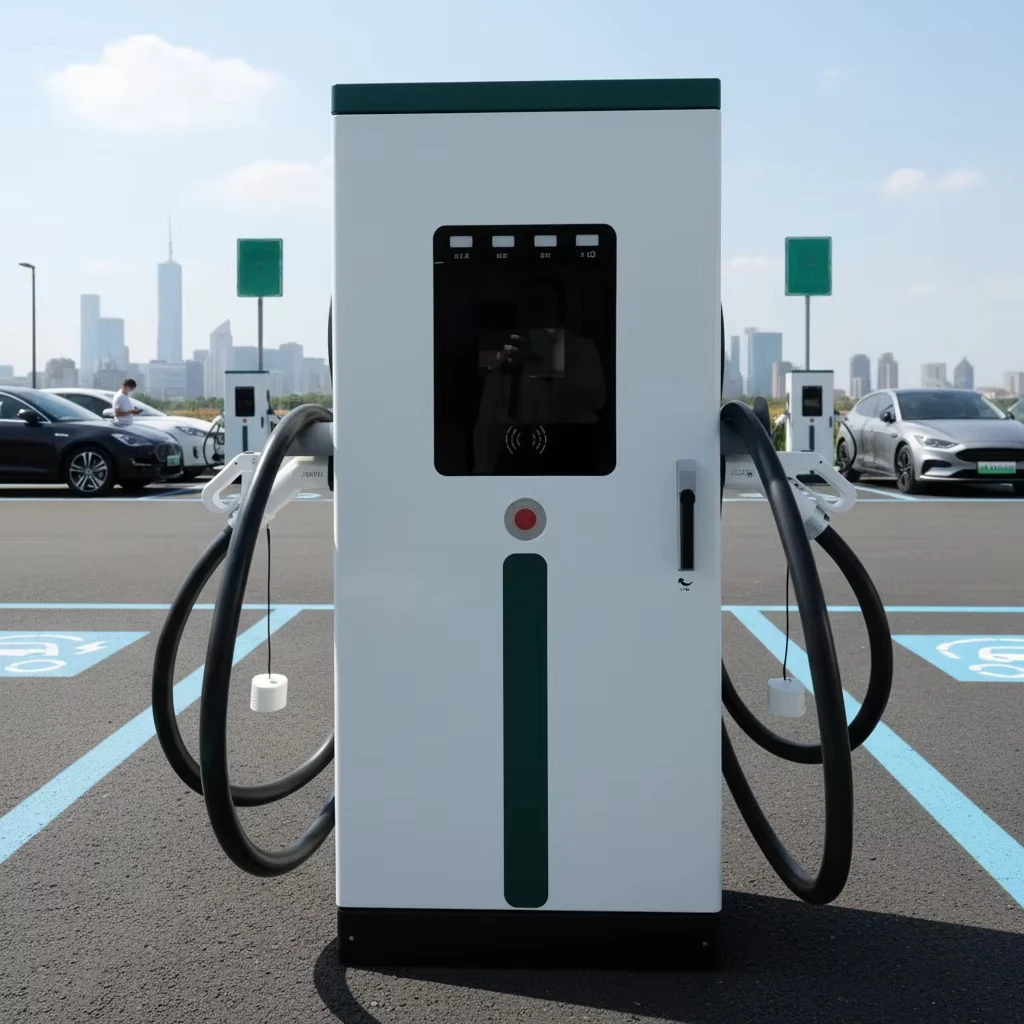 New 60-240kW Commercial DC Fast EV Charging Station CCS1/CCS2/CHADeMo/GBT Interfaces IP54 Rated OCPP 1.6/2.0 for Electric Cars