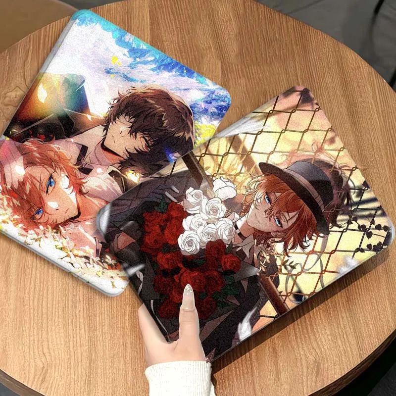

Bungo Stray Dogs Cartoon Tablet Case For Xiaoxin Legion Tab Y900 Y700 K10 M10 P11 Pad Pro GT Plus 3rd Gen 4 8.8 11 11.5