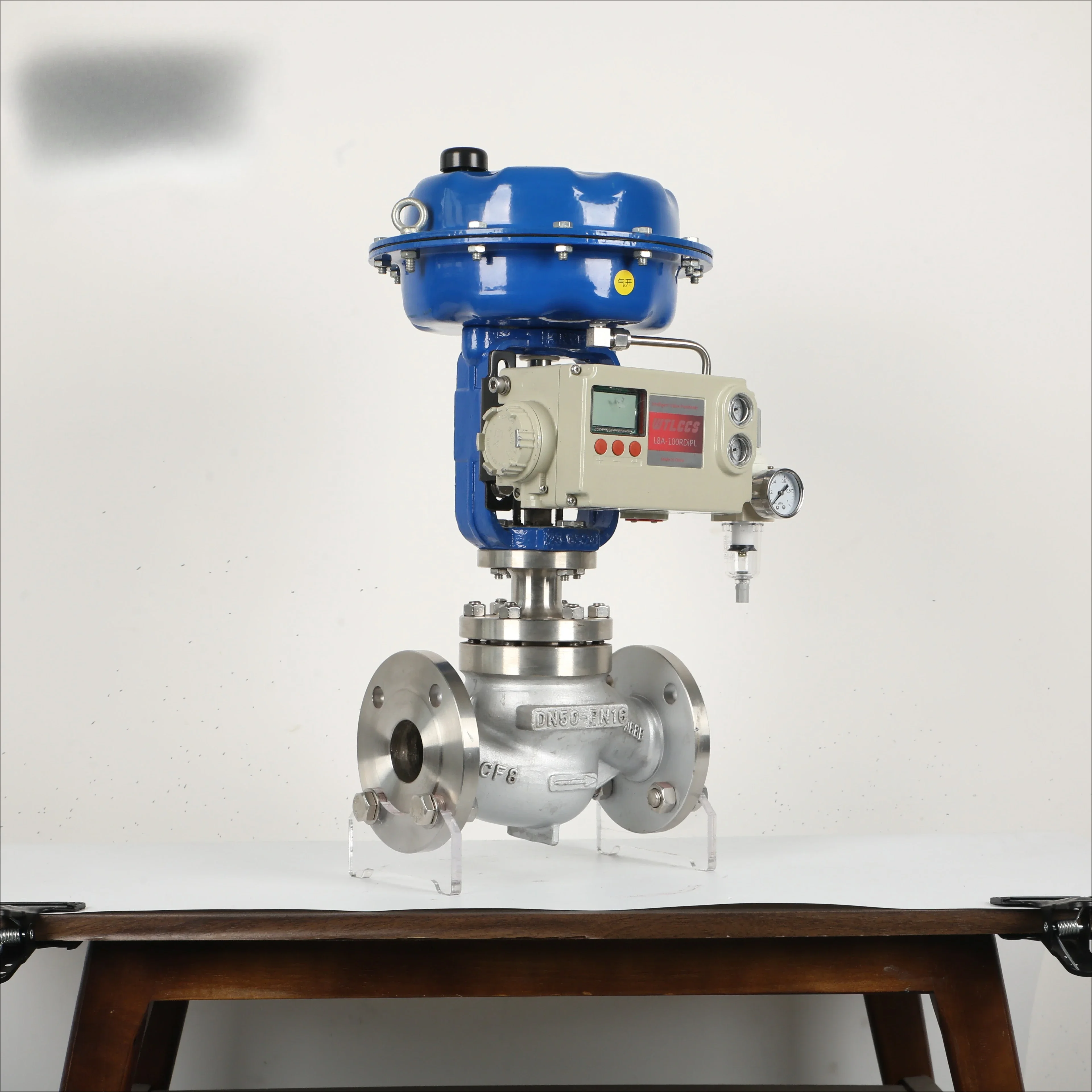 JITAI Single-Seater Pneumatic Diaphragm Regulating Valve Positioner Control Structure SS304/SS316L for G/as Pressure Valve