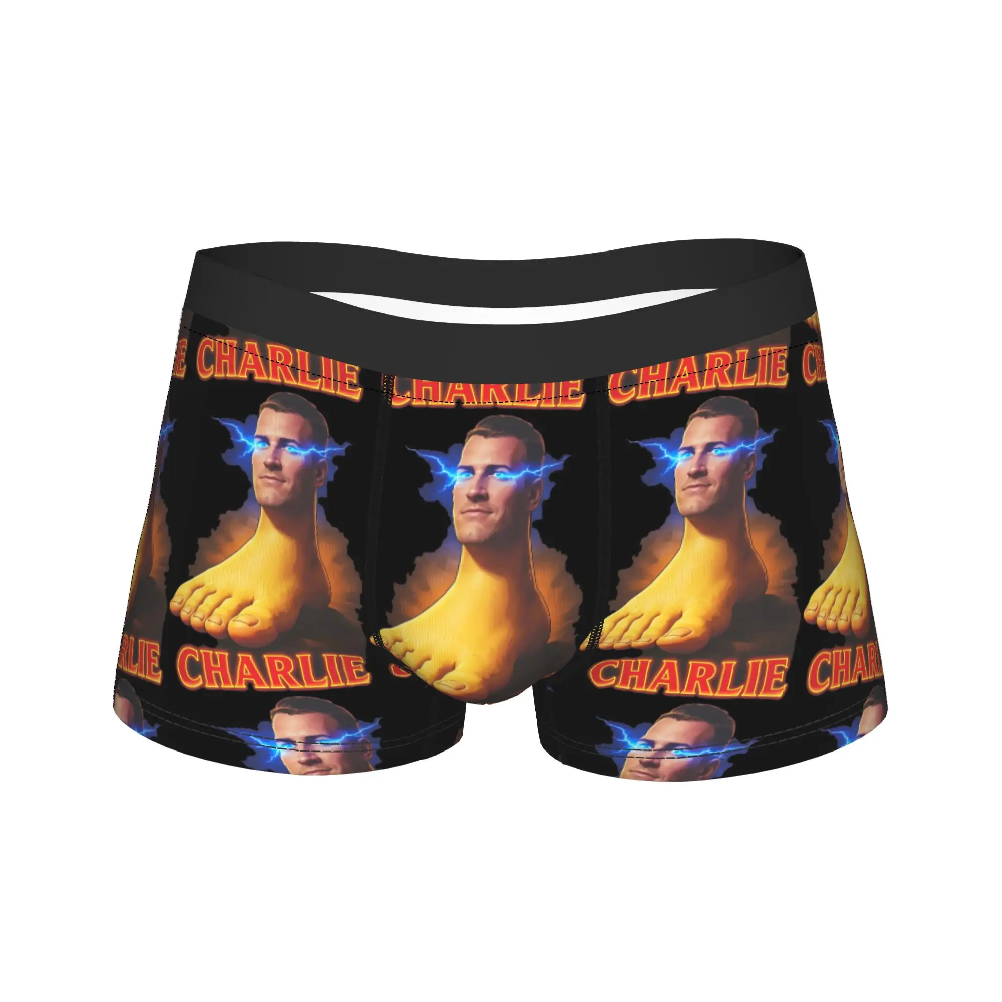 I Love Charlie Kirk Meme Underwear  Custom DIY Trunk Quality Men Underpants Novelty Shorts Briefs Gift