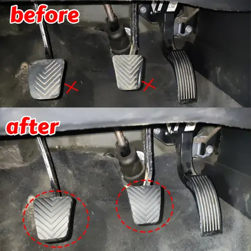2pcs Car Rubber Brake Clutch Foot Pedal Pad Cover For Mitsubishi ASX 2010 2011 2012- RVR Outlander Sport Peugeot 4008 2012-2017 - Image 4