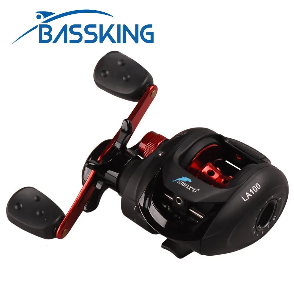 BASSKING Baitcasting Reel Right Left Hand Bait Casting Fishing Reel Magnetic Braking System 5+1 Bearings 6.2:1 Fishing Tackle