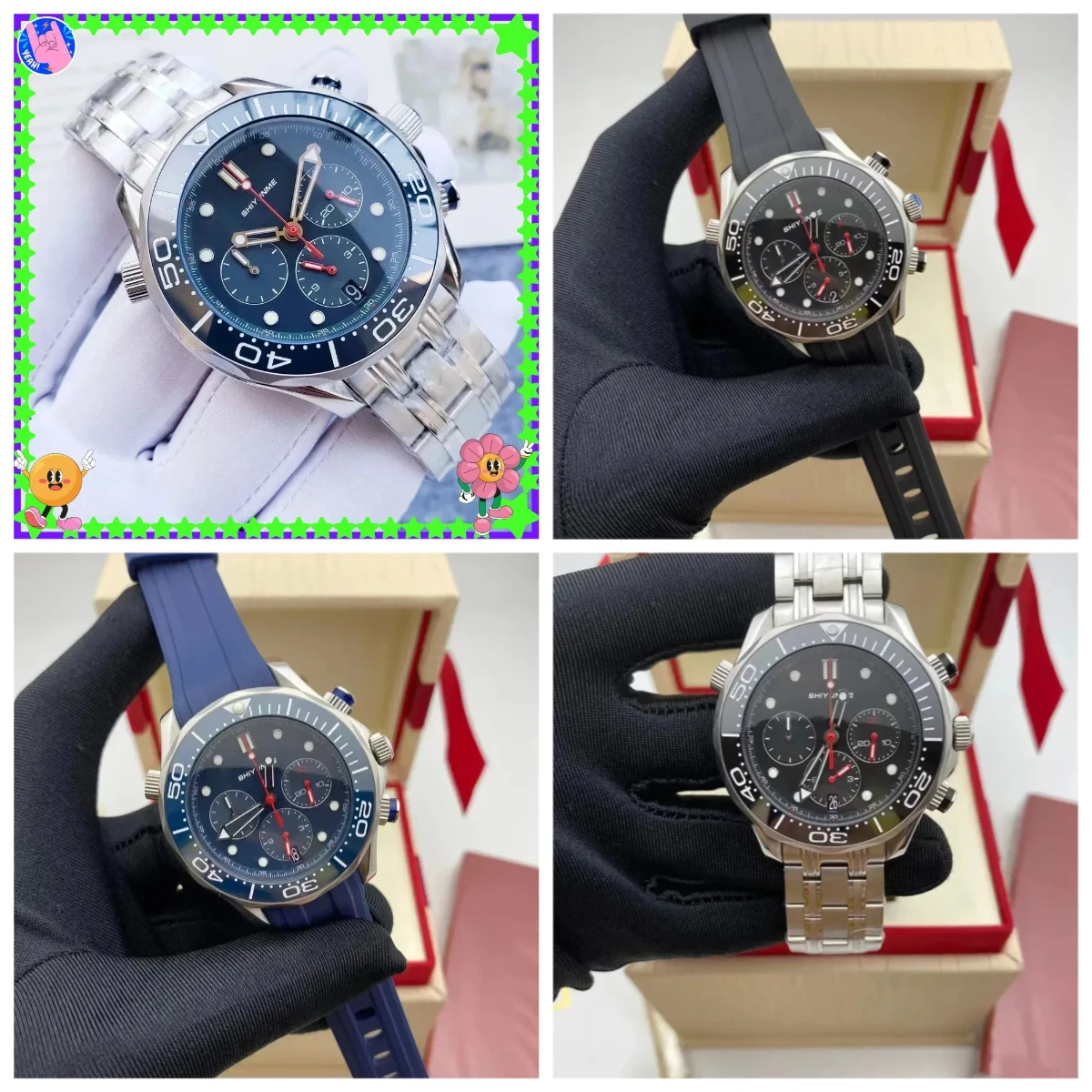 

Магазин A186 904L Полностью автоматические мужские часы из нержавеющей стали с сапфировым стеклом Светящаяся керамика Полная функция