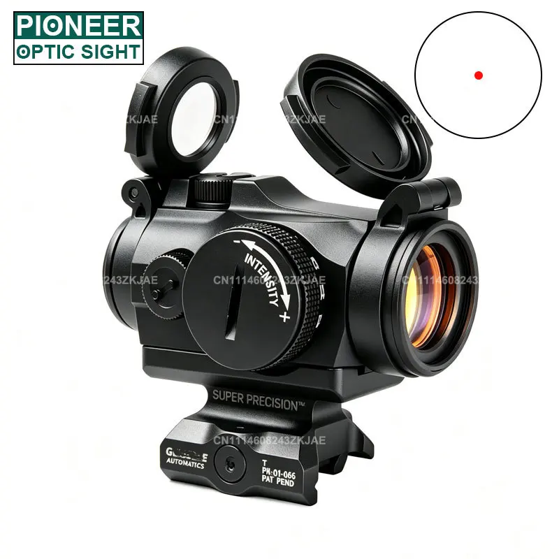 AIMP T 2MOA Reflex Red Dot Sight Rifle Scope Hunting Optic Shotgun Sight w/ GEISSELE 20MM Picatinny Rail Mount Tactical Gear
