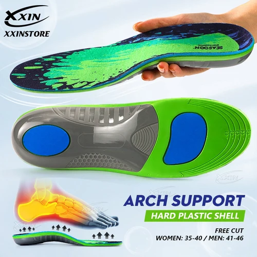 【Xxin】plantilla de soporte para arco, plantillas ortopédicas, plantilla para calzado deportivo, pies ortopédicos, cojín para el talón, size35-46