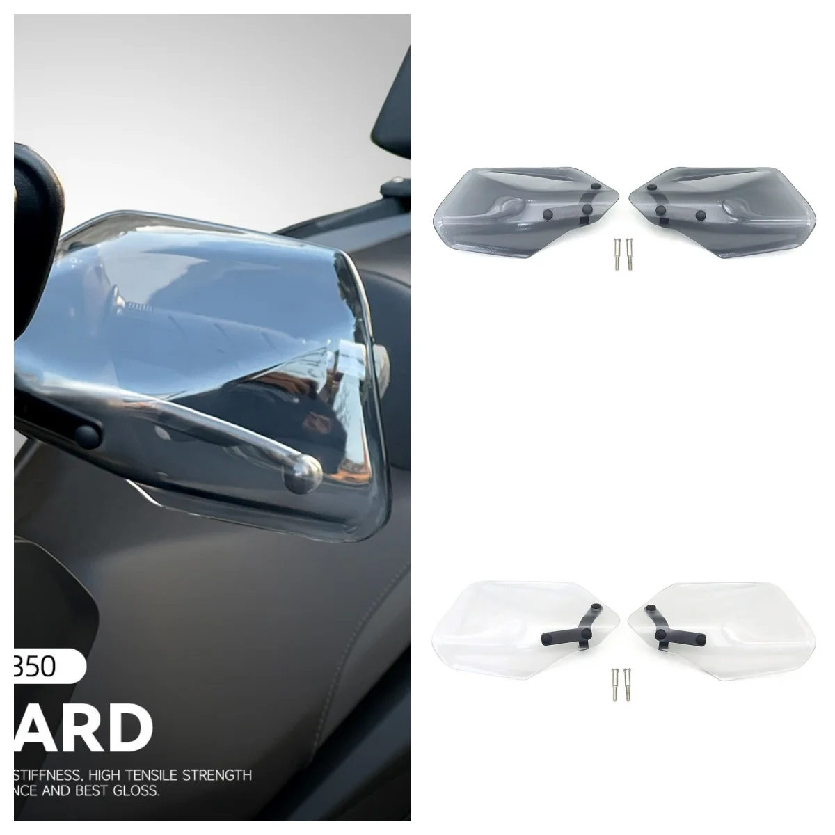 

For Honda NSS350 FORZA350 Forza Nss 350 Motorcycle Hand Guard Shield ABS Transparent Handguard Protector Motorcycle Accessories