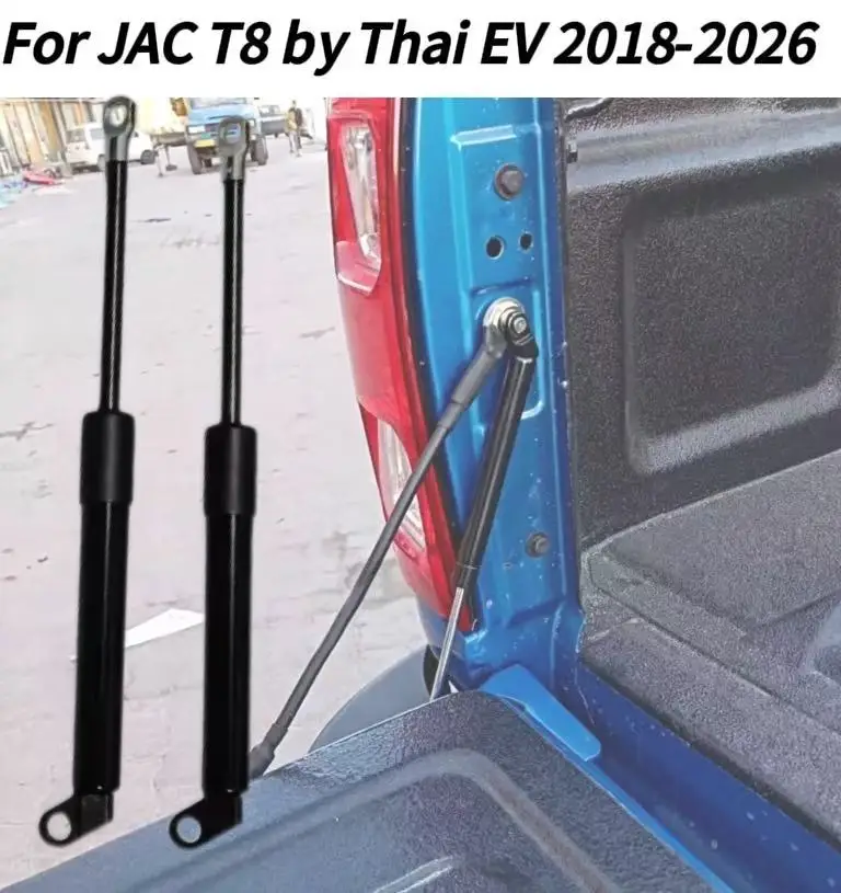 

2PCS Tailgate Slow Down Gas Struts Shock Damper Lift Support Rod For JAC T8 by Thai EV 2018-2026 Pickup Rear Tailgate Assist