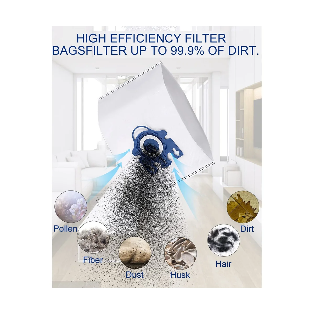 أكياس مكنسة كهربائية ، GN ، كلاسيك ، C1 ، C2 ، C3 ، S2 ، S5 ، S8 ، S227 ، S240 ، S270 ، S280 Series ، C1 كاملة