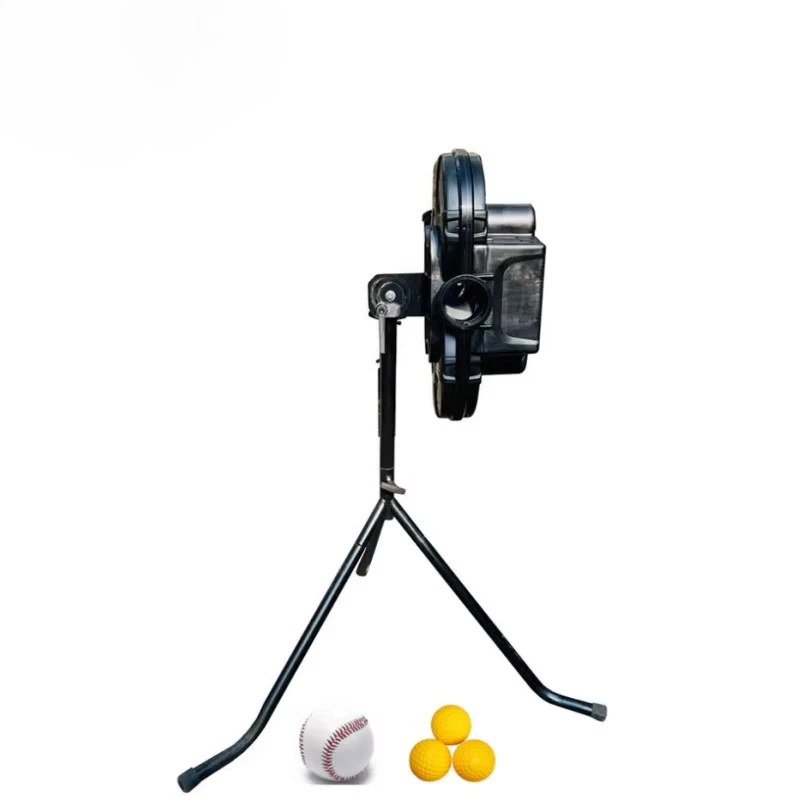 Speed Height and Angle Adjustable Double Flywheel Baseball Pitching Machine Pitching Catching  ing and Throwing Machine
