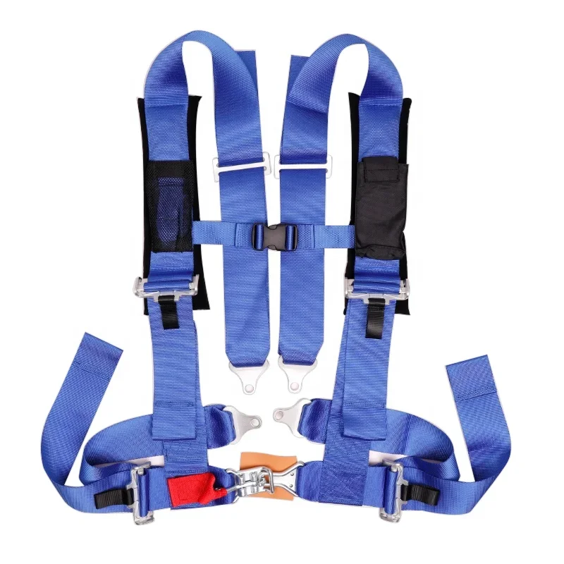 

Auto 4 Point Safety Racing Car Seat Belt Strap Harness Four Points Harness Racing Car Seat Safety Belt
