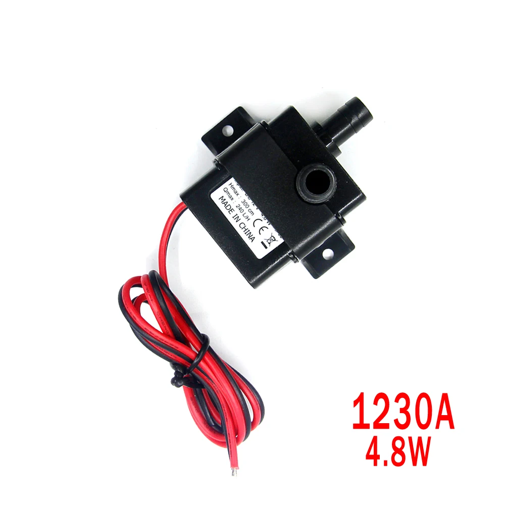 Mini Submersible Water PumpUltra-Quiet DC 12V 3.6W 240L/H Flow Rate Waterproof Brushless Pump Mini Submersible Water Pump DIY