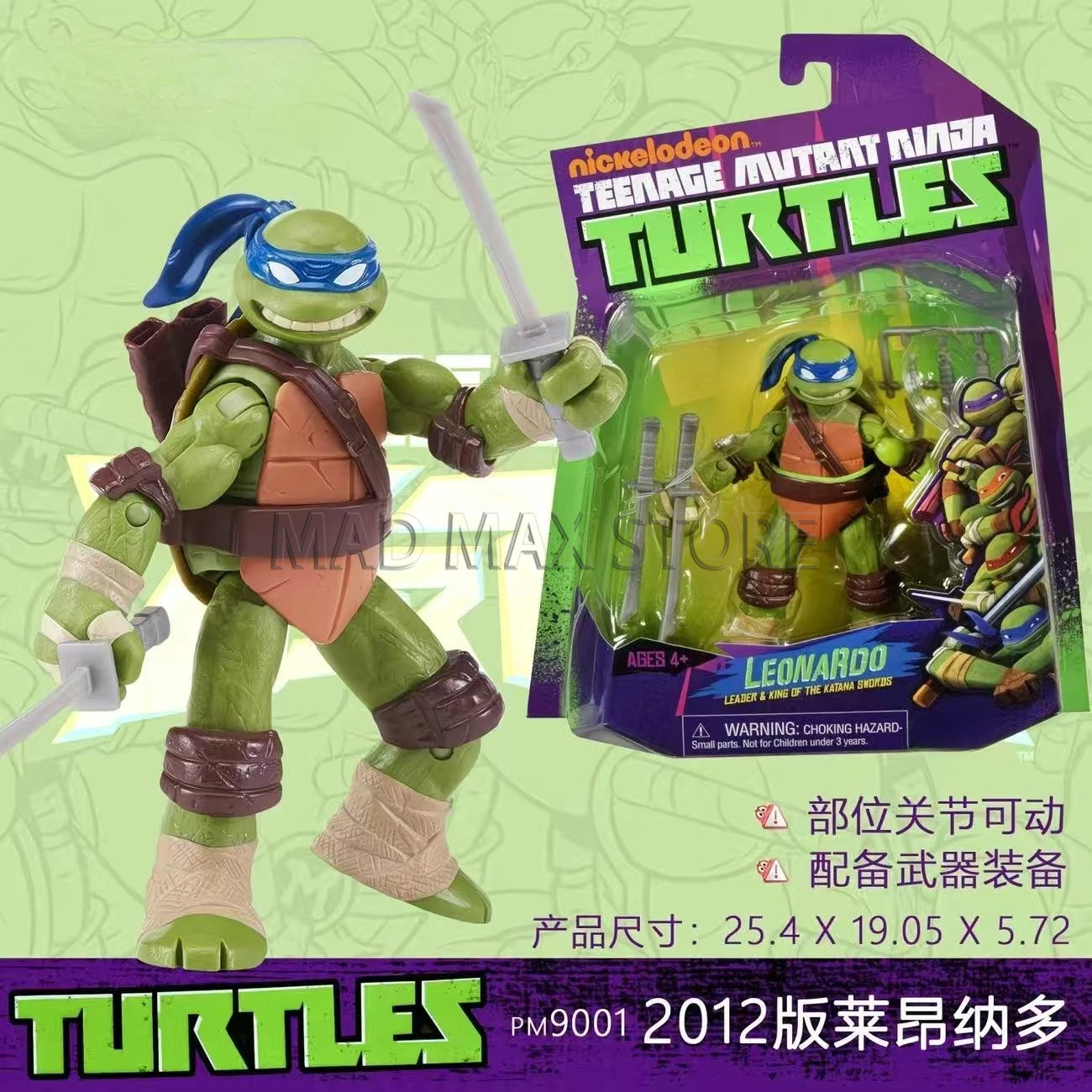Figuras de Acción Articuladas de las Tortugas Ninja Adolescentes Mutantes de Playmates, Leonardo, Donatello, Shredder, Muñecos de Juguete, Regalos para Niños
