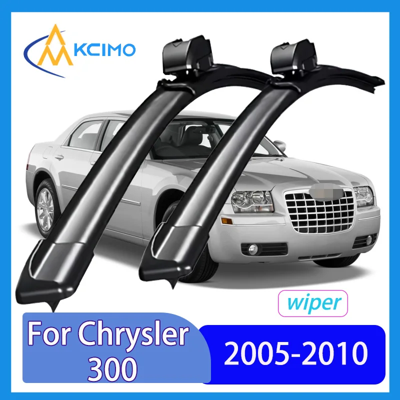 

For Chrysler 300 2005-2010 Chrysler 300C Front Windshield Wiper Blades 2pcs Slient Rain Windscreen Window Accessories