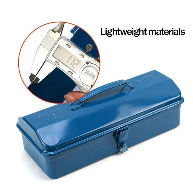 Industrial-grade Storage Box Multifunctional Hardware Toolbox Empty Box Thickened Metal Auto Repair Tin Car Box New Household