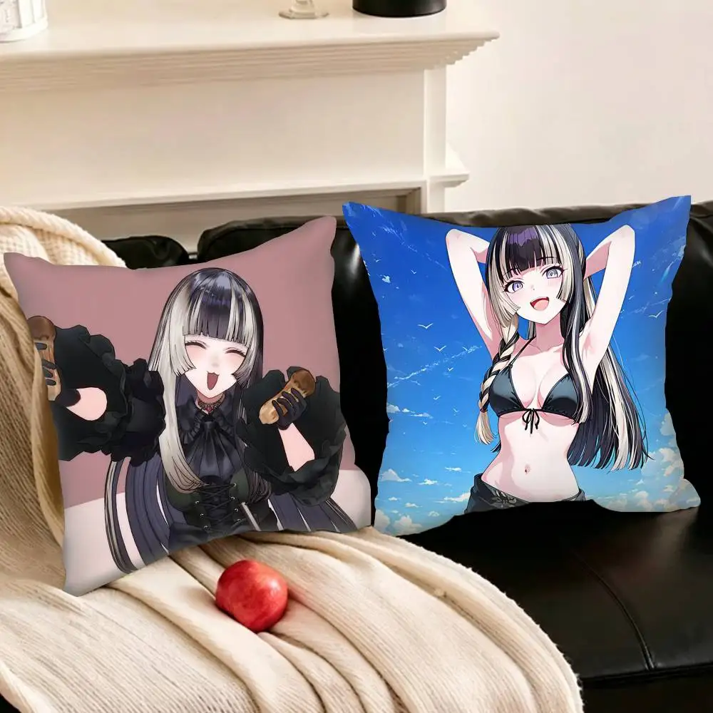 

J-JuufuuteiS R-Raden HOLOLIVE Pillowcase living room sofa cushion cover bedroom room bed pillow cover home decoration