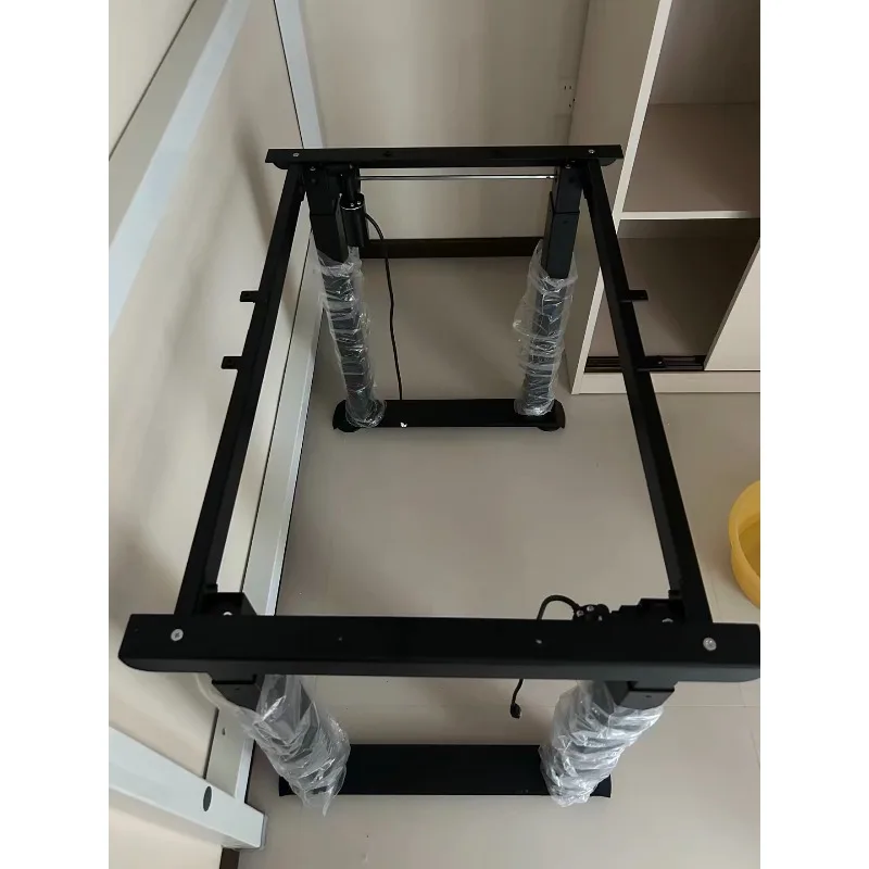 Electric Lifting Table Legs Double Motor Four Columns Office Desk Bracket