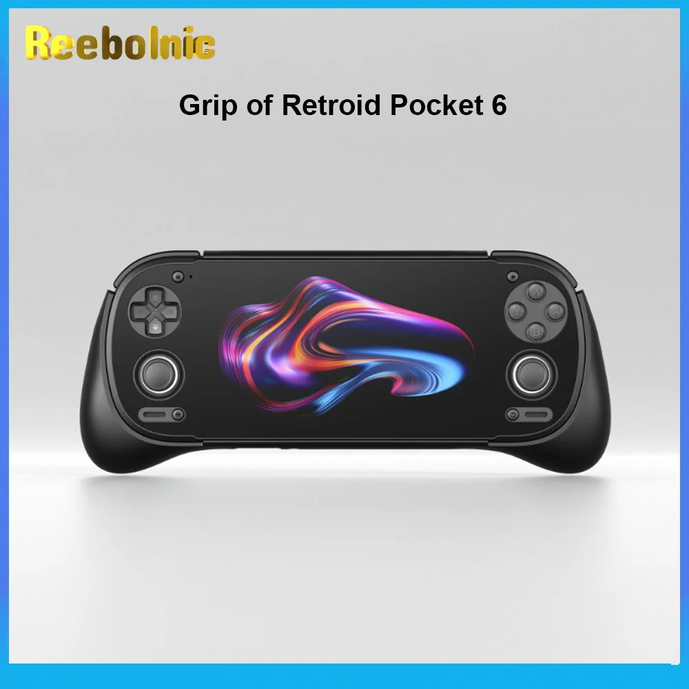 

Reebolnic Retroid Pocket 6 Grip for Handheld Game Console TPU Retroid Pocket Official Grips of RP6 Handle Protective Cover