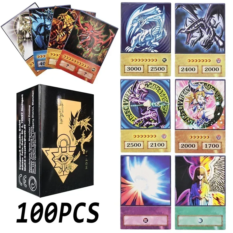 Yu Gi Oh Duel Monster Blue Eyes White Dragon Dark Archmage DM GX 5DS 100 Battle Card Collection Muto Games Tea Gardner ATEM