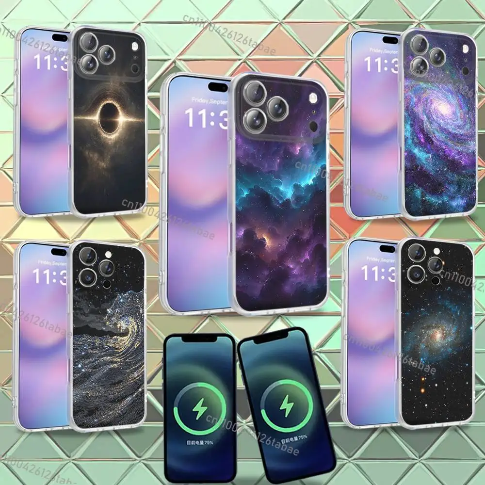 

Space For Galaxy Universe For iPhone 17,12,11,14,13,15,16,Plus,Air,Pro,Max,E,Mini for Magsafe Magnetic Frosted Phone Case