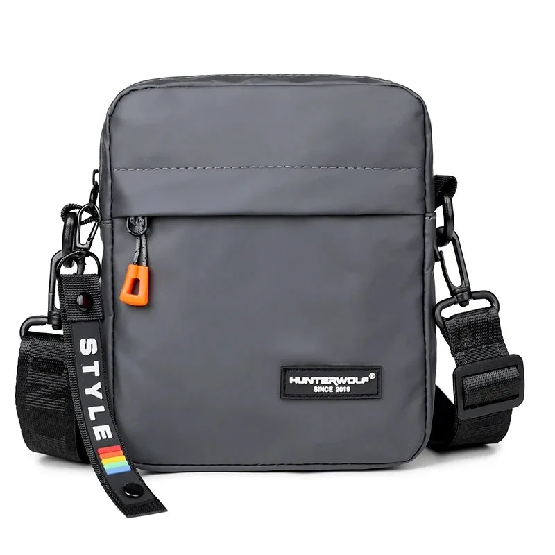 PU Leather Shoulder Bag, Business Small Crossbody Bag, Simple Mini Men's Mobile Phone Crossbody Bag, Side Bag, Casual Waterproof