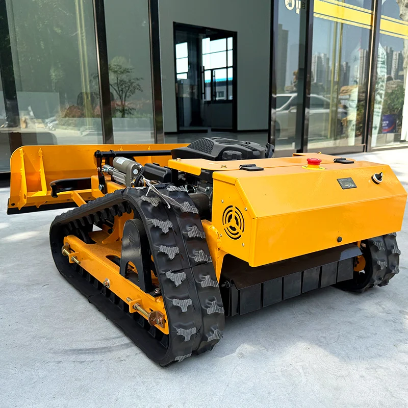 หุ่นยนต์ตัดหญ้ามืออาชีพแบบกําหนดเอง ออกแบบมาสําหรับงานบํารุงรักษาทางการเกษตร และรองรับการทํางานระยะไกล