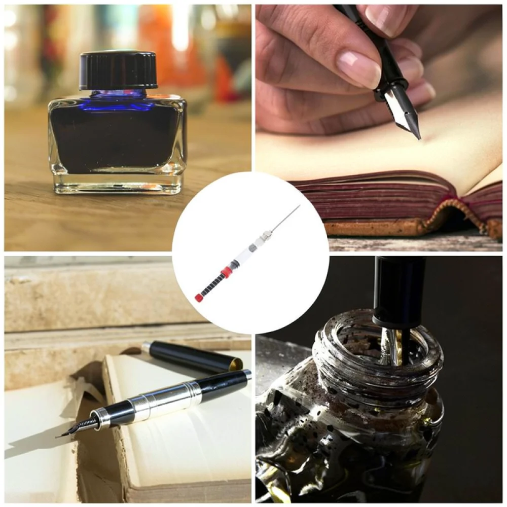 Professional Fountain Pen Ink Converter Refillable Stationery Office School Writing Instrument Ink Absorber Accessory
