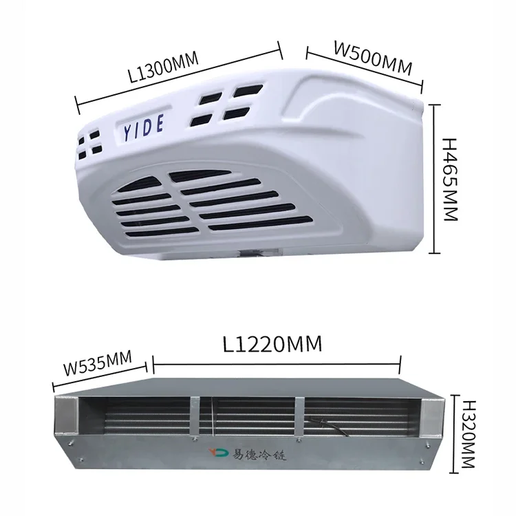 Acceptaple OEM transport car cold room units for truck