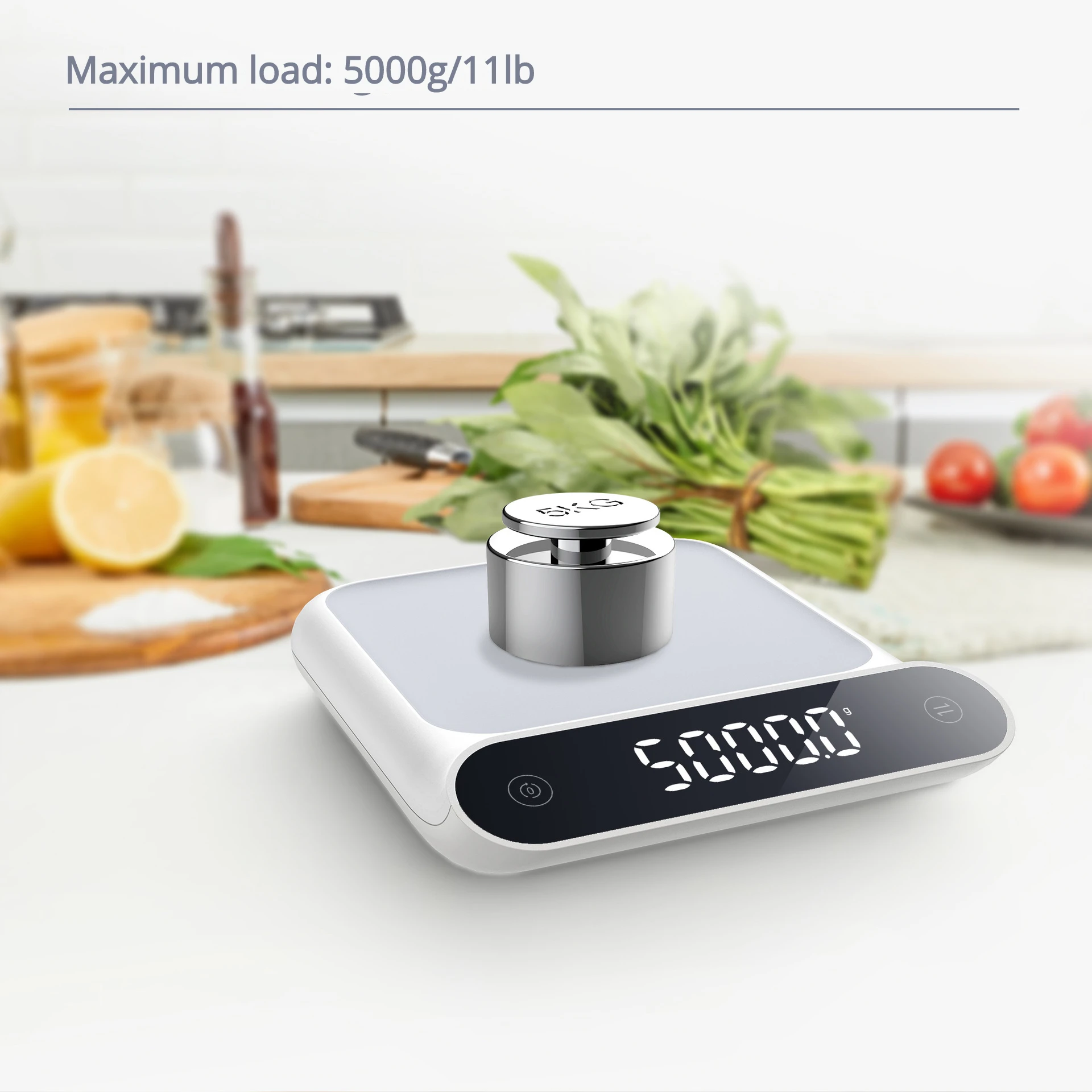 LED Smart Digital Kitchen Scale Electronic Precision Scale Grams Scale For Home Kitchen Cooking Baking Food Coffee Weighting