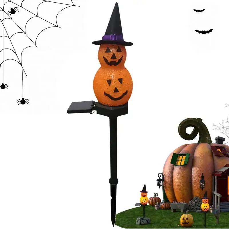 

Halloween Solar Pathway Lights Solar Halloween Decorations Pathway Lights Pumpkin Stake Lights For Halloween Yard Outdoor