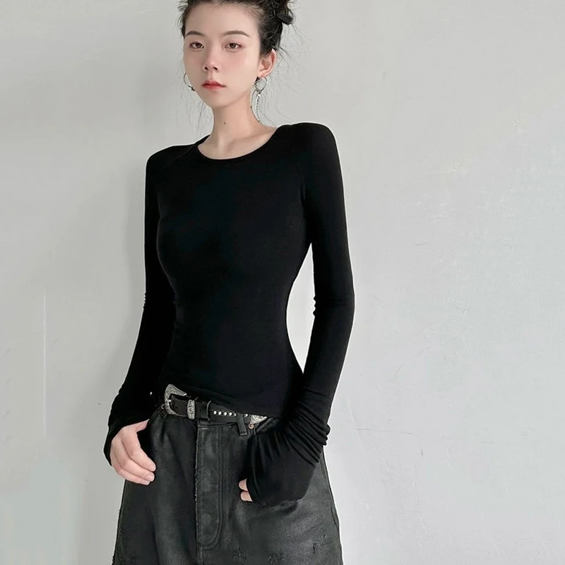 Gidyq Summer Streetwear Women T Shirt American Style Fashion Angel Print Slim Tees Casual Female Sexy Translucent Black Tops New - view 2