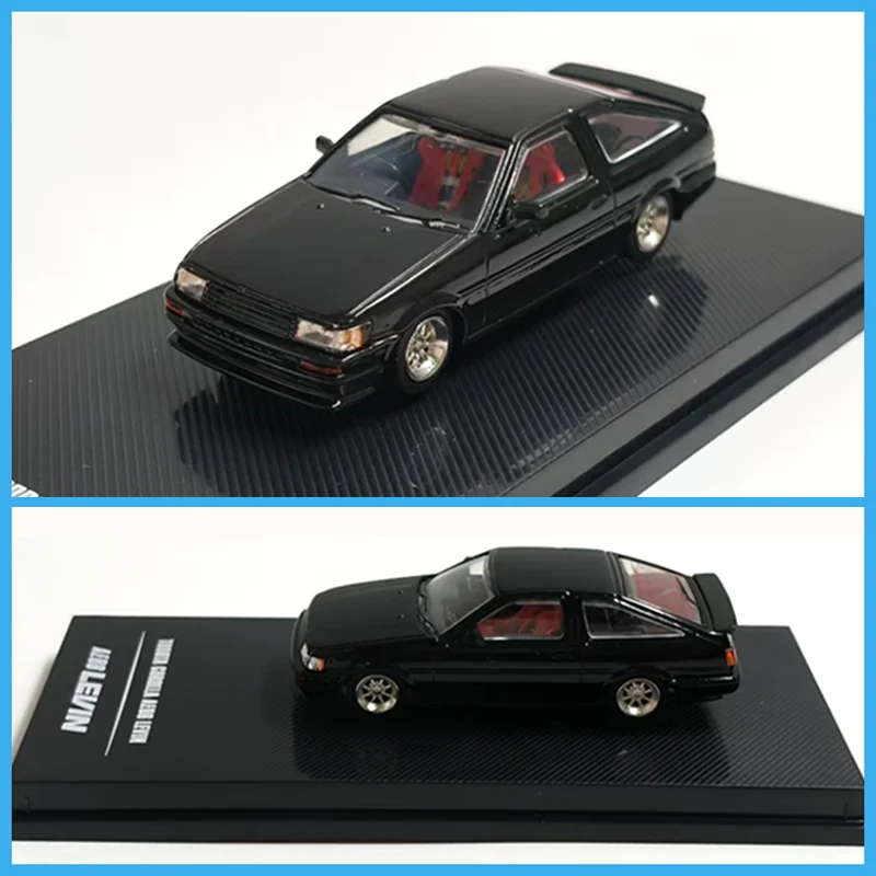 

Литая под давлением модель автомобиля из сплава 1/64 AE86 LEVIN, классический сувенир для взрослых, подарок, статический дисплей