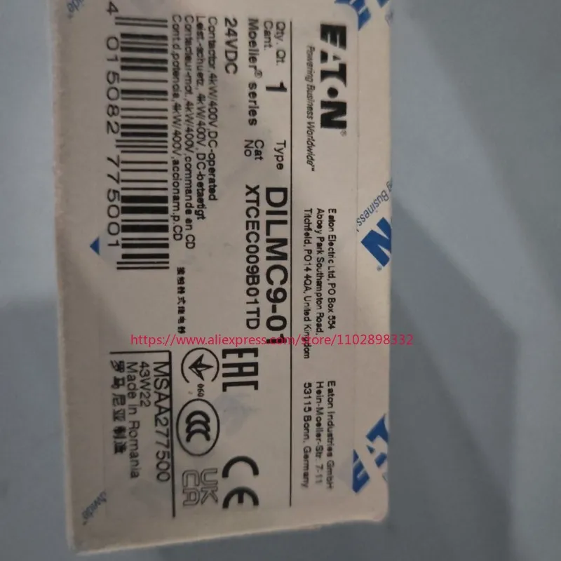 

DILMC9-01(24 В постоянного тока) новый и оригинальный