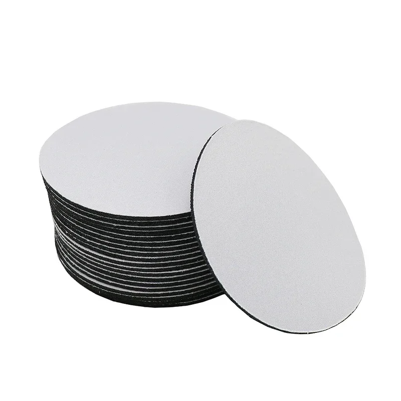 20/40/60PCS Sublimation Blank Coasters For DIY Craft Hot Pressing Sublimation Heat Transfer Coaster Round Hot Pressed Coaster