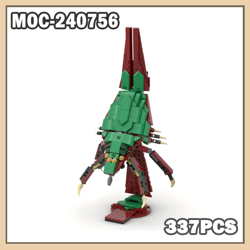 

MOC-240756 MOC Dinosaur building blocks Model Creative Gift Puzzle Christmas Toys Figure Building Blocks Kit Fun 337PCS