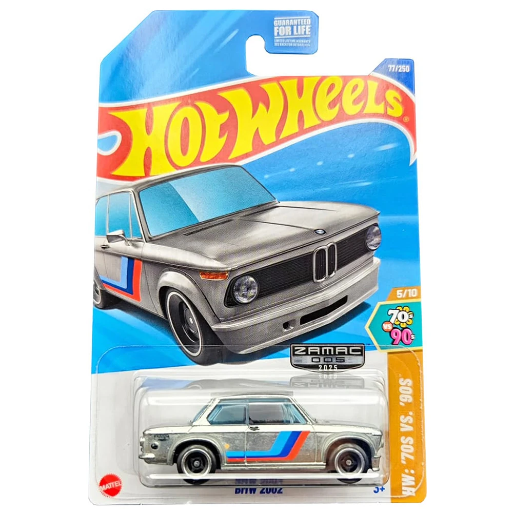

Hot Wheels ZAMAC Limited Series Cars BMW 2002 1/64 Metal Die-cast Model Toy Vehicles