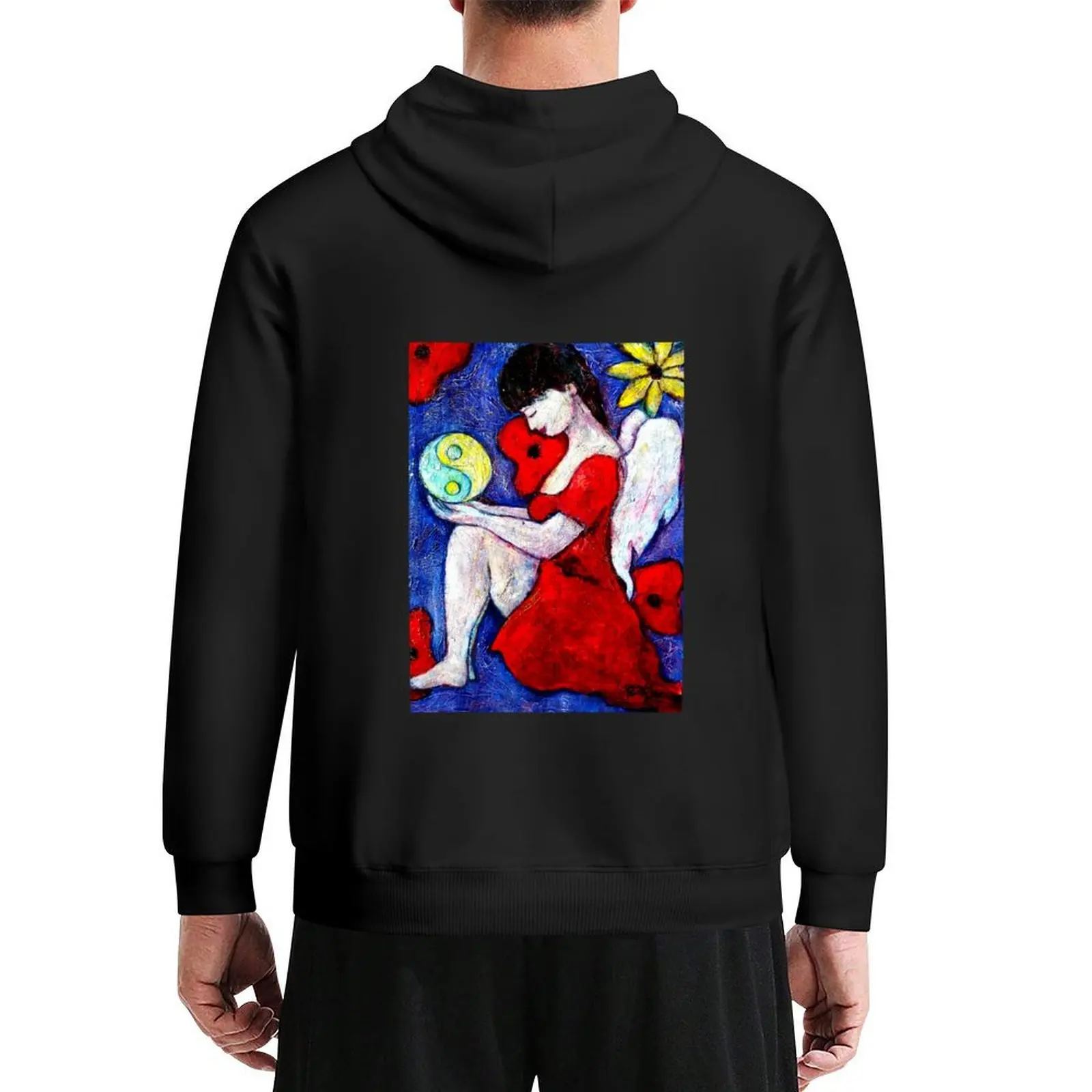 

Karma, Angel image part of an Angel oracle card deck – MeMoment angel cards Hoodie men's sweat-shirt men's hoodie sweatshirt