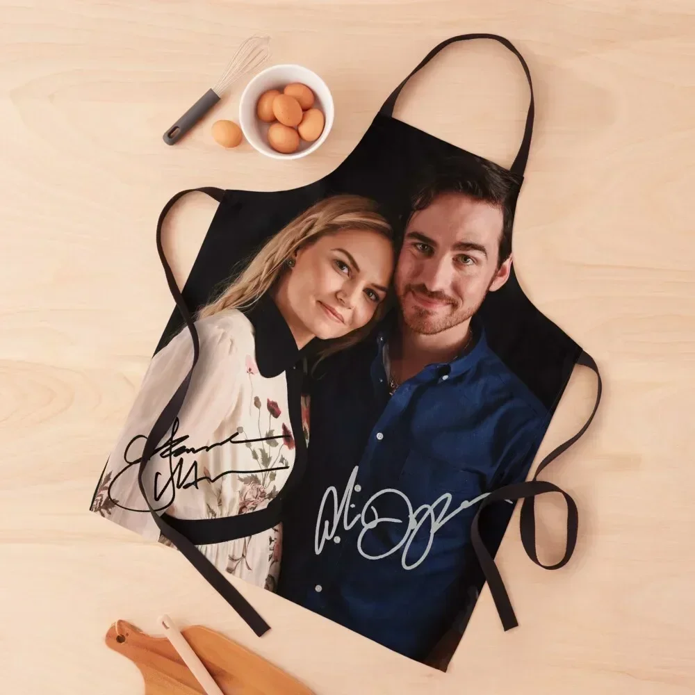 

Colin & Jennifer - Once Upon A Time Apron Kitchen Kawaii Accessories for kitchen useful Kitchen For Man For Women Apron