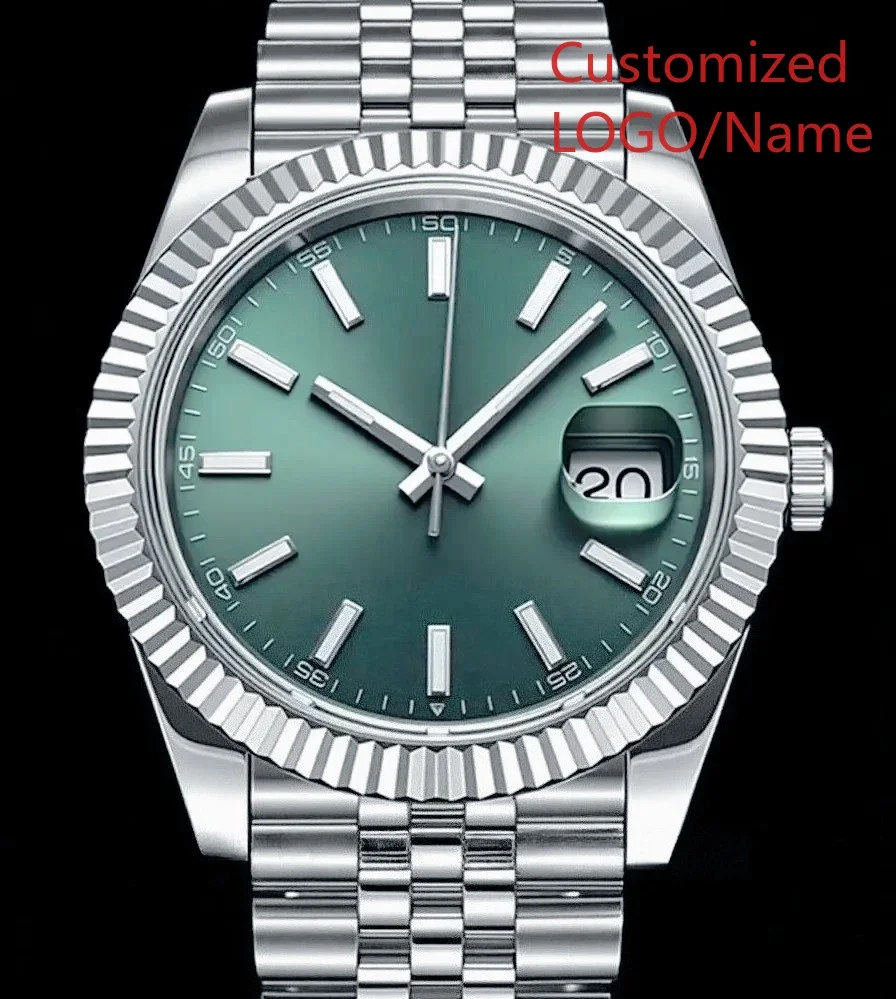 A989 Store Customized Watch Men's WomenAutomatic Mechanical Watch 36mm 40mm 904L Stainless Steel Black Blue
