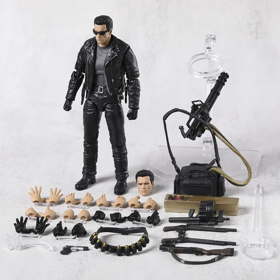 MAFEX No.199 Terminator 2: Judgement Day T-800 PVC Action Figure Collectible Model Toy Gift