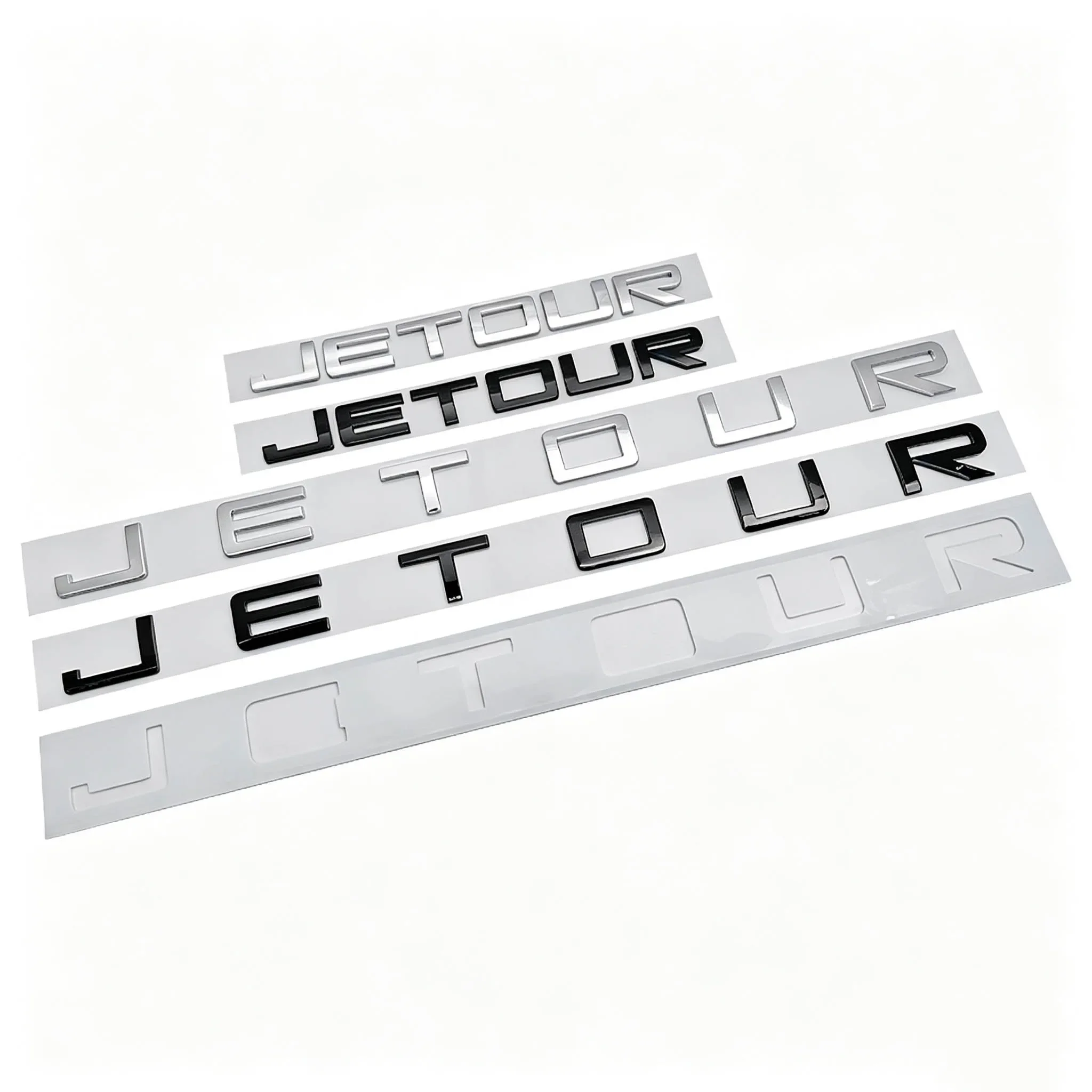 For JETOUR Dashing X70 Plus X90 Plus Letter Emblem Logo Car Sticker Rear Trunk Badge Auto Rear Trunk Emblem Decal Accessories